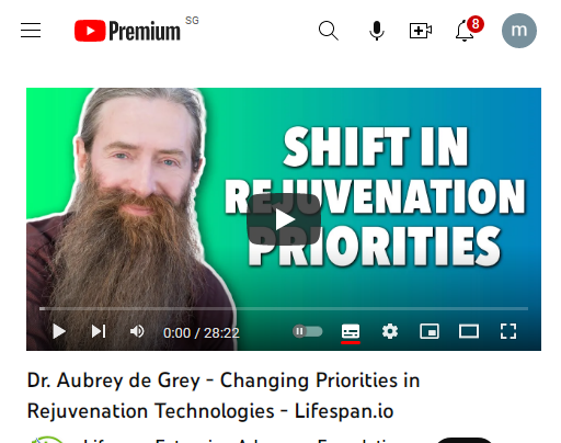 Lifespan.io 的 2021 年 EARD 会议将探讨 Aubrey de Grey 博士对重振未来的愿景